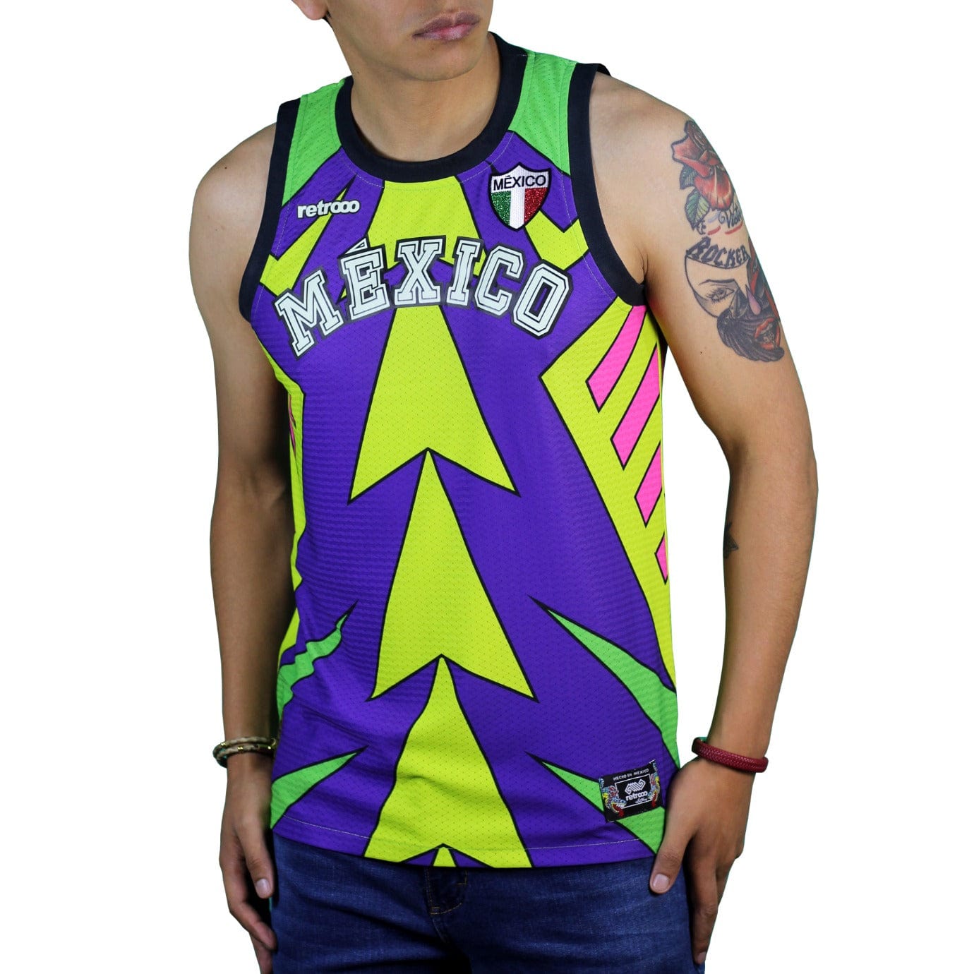 Retroooclothes Jersey Jersey Retrooo México Acapulco Urbano Basketball
