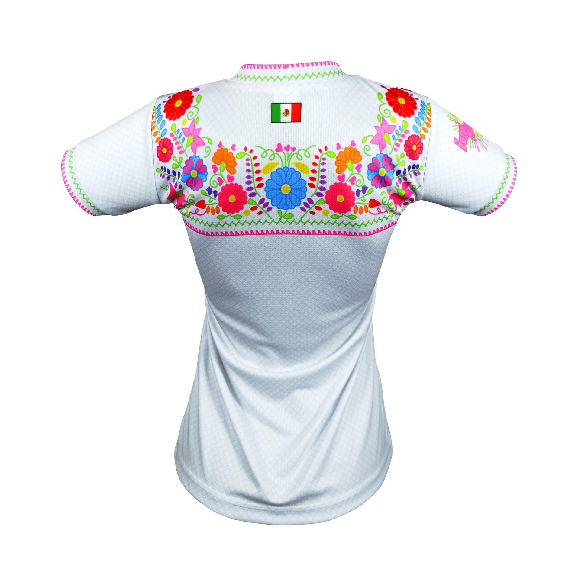 Retroooclothes Jersey Jersey Retrooo México Adelitas Huipil Blanco
