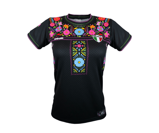 Retroooclothes Jersey Jersey Retrooo México Adelitas Negro