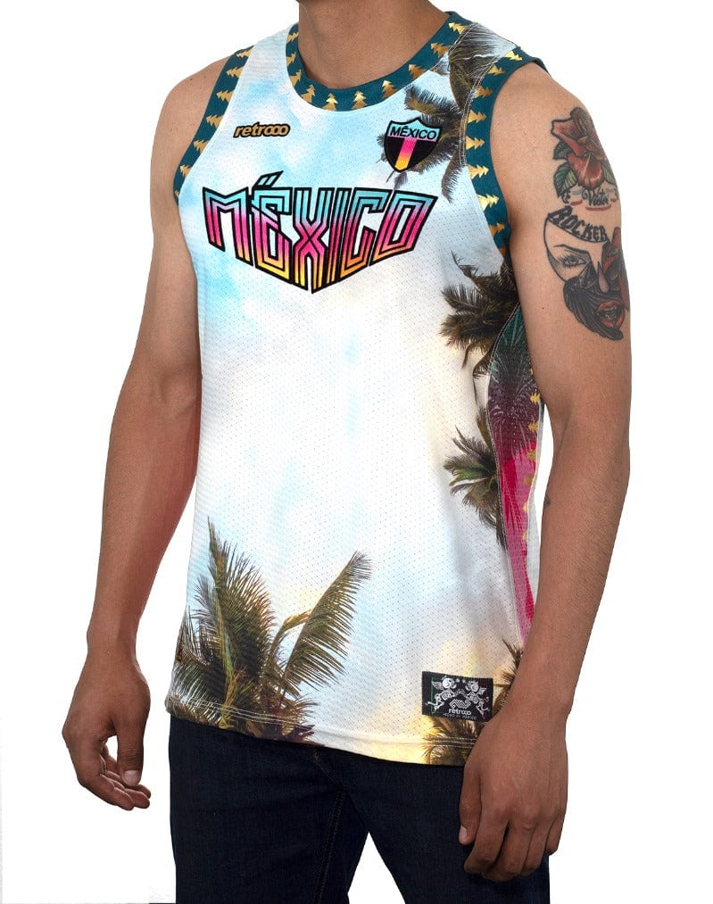 Retroooclothes Jersey Jersey Retrooo México Amanecer Tulum Urbano Basketball