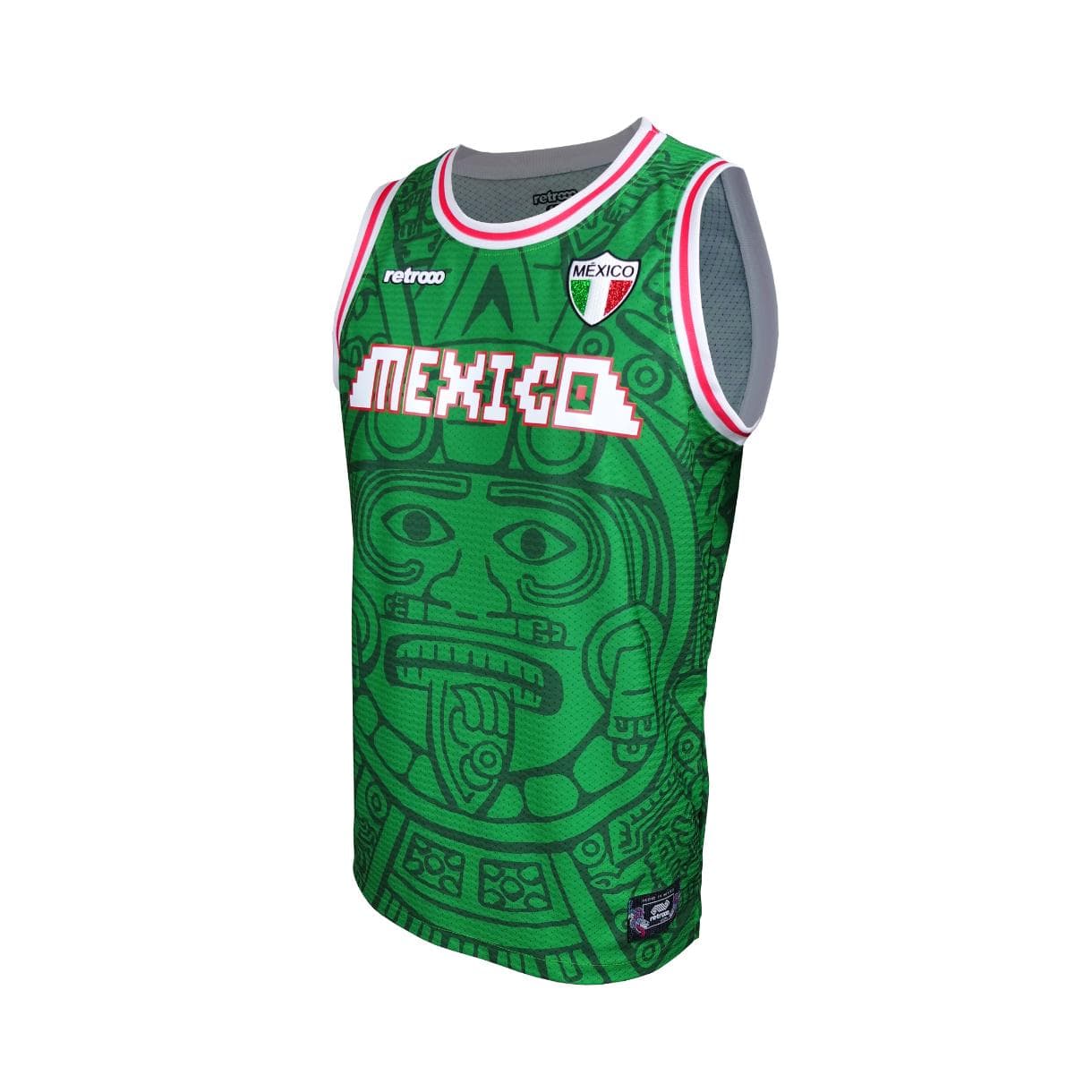 Retroooclothes Jersey Jersey Retrooo México Calendario Azteca Urbano Bkb