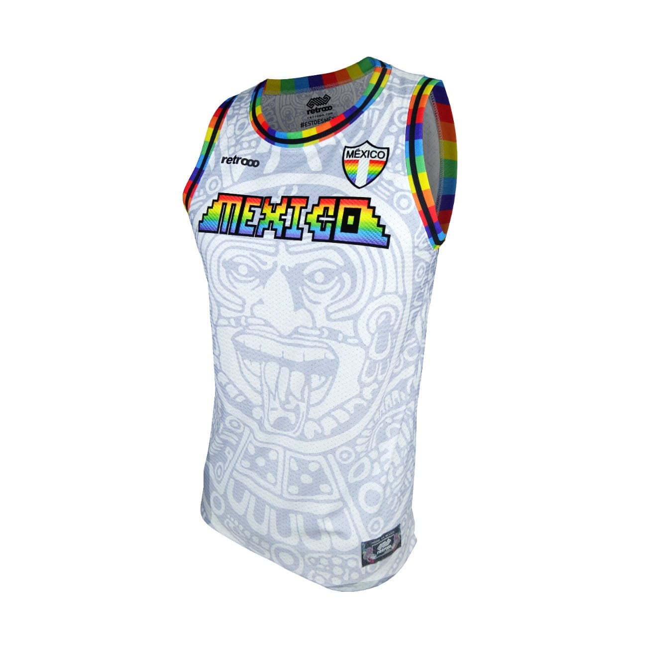 Retroooclothes Jersey Jersey Retrooo México Calendario Azteca Urbano PRIDE