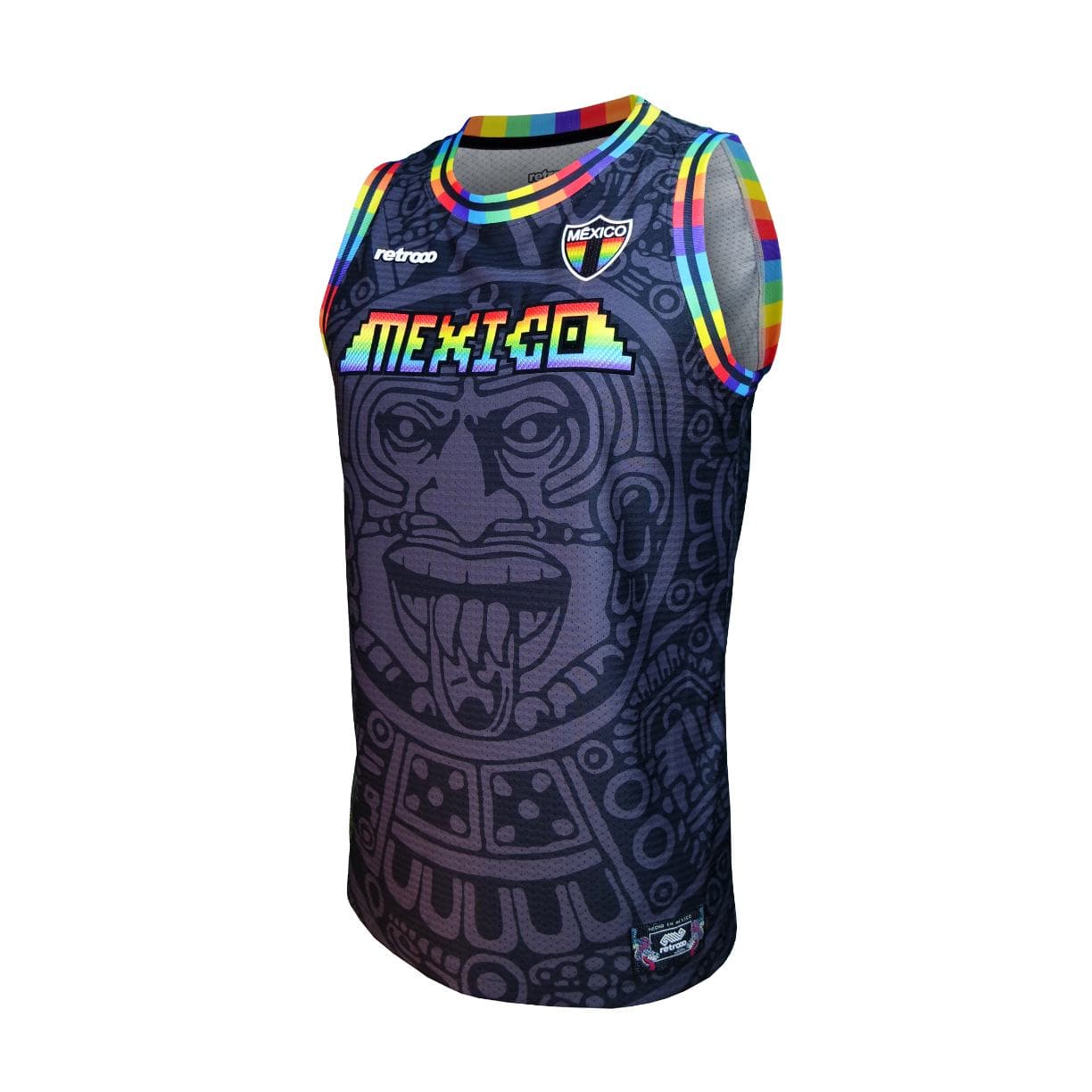 Retroooclothes Jersey Jersey Retrooo México Calendario Azteca Urbano PRIDE