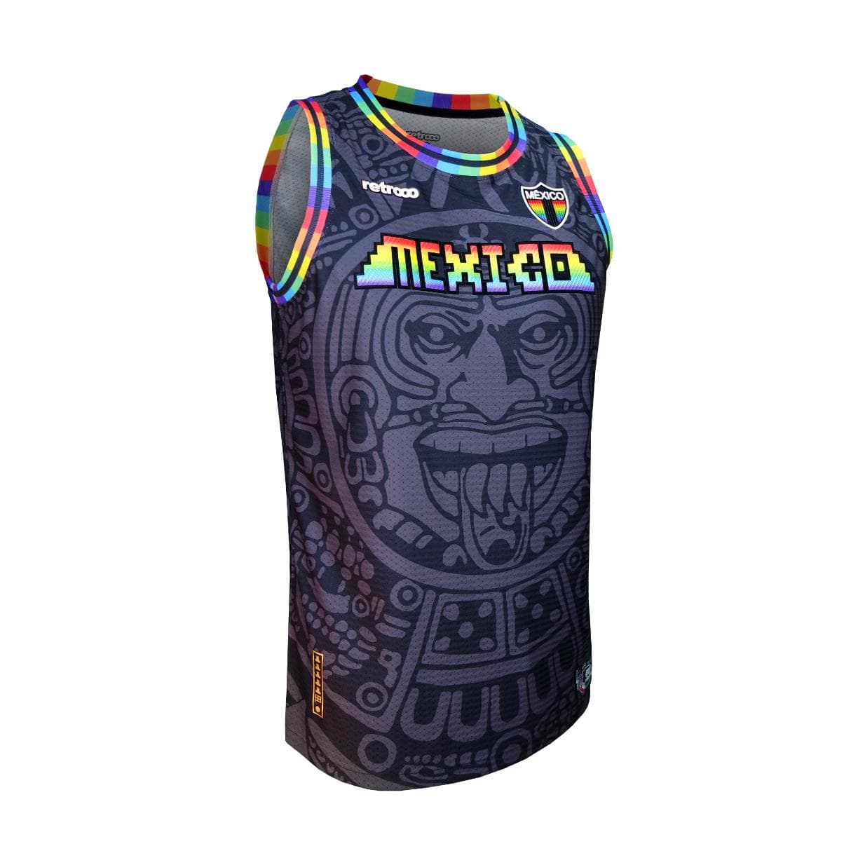 Retroooclothes Jersey Jersey Retrooo México Calendario Azteca Urbano PRIDE