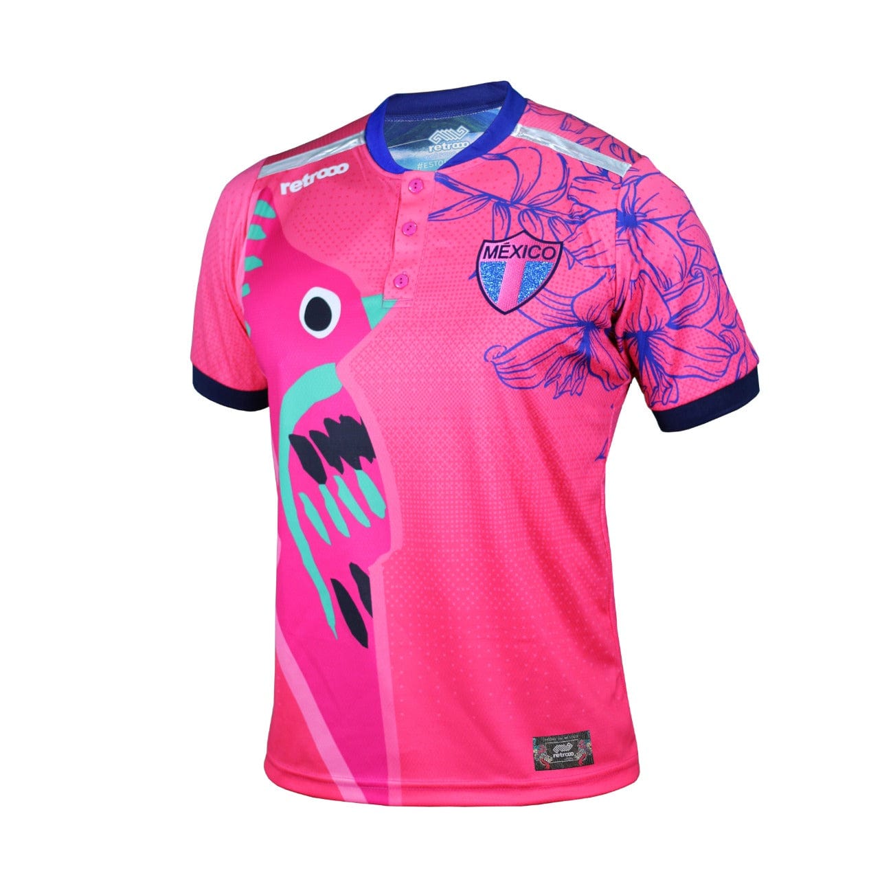 Retroooclothes Jersey Jersey Retrooo México Colibrí Art