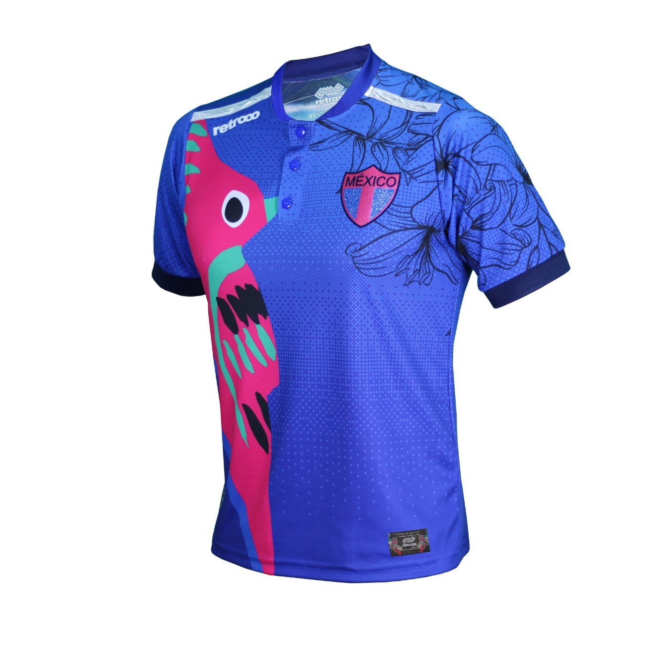 Retroooclothes Jersey Jersey Retrooo México Colibrí Art