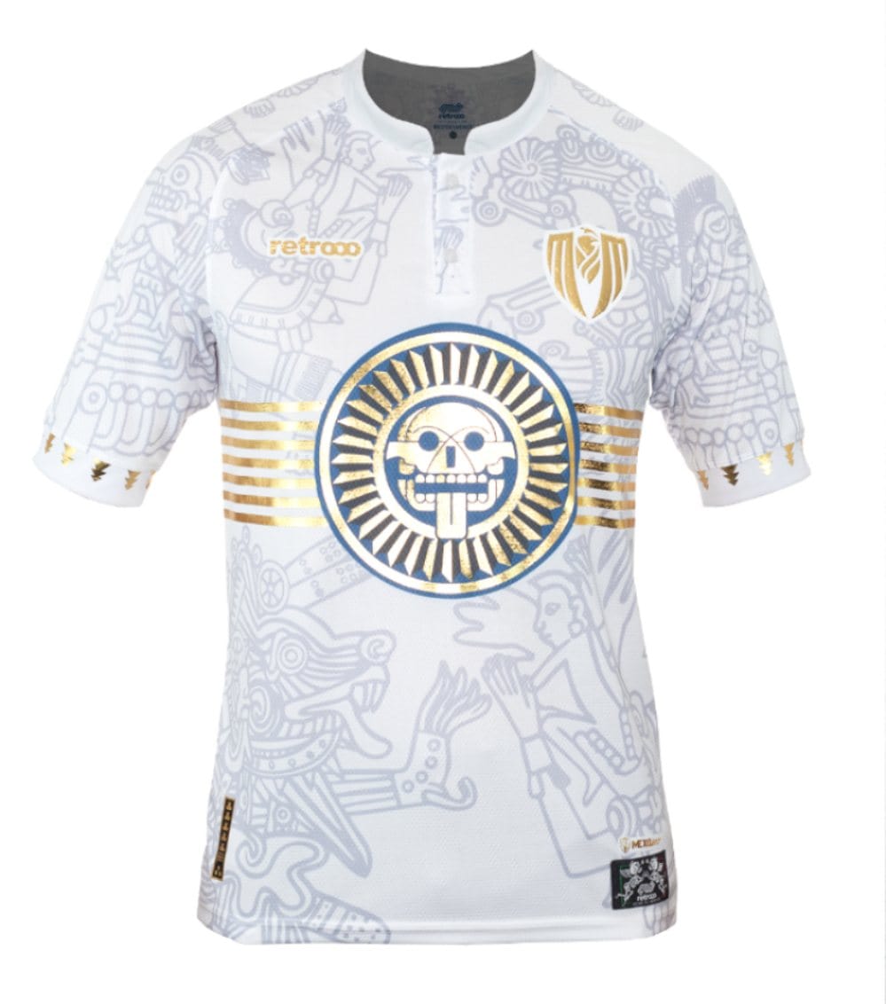 Retroooclothes Jersey Jersey Retrooo México Ft. Mexclart Mictlán con Mangas