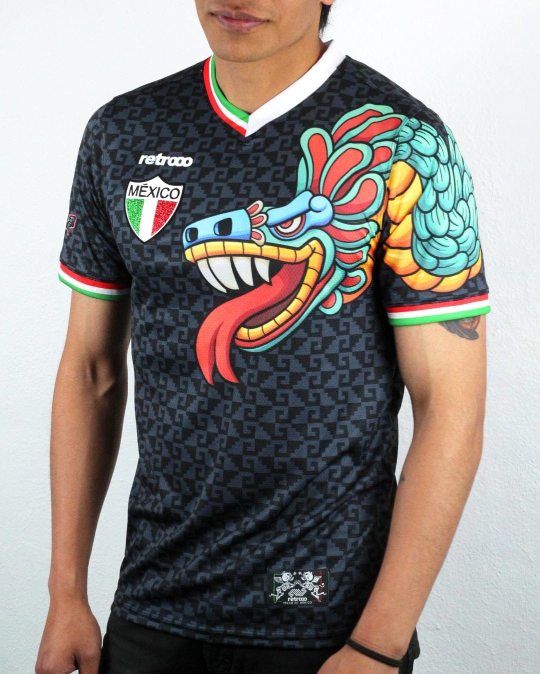Retroooclothes Jersey Jersey Retrooo México Quetzalcóatl Obsidiana