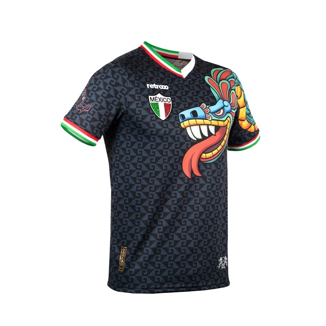 Retroooclothes Jersey Jersey Retrooo México Quetzalcóatl Obsidiana