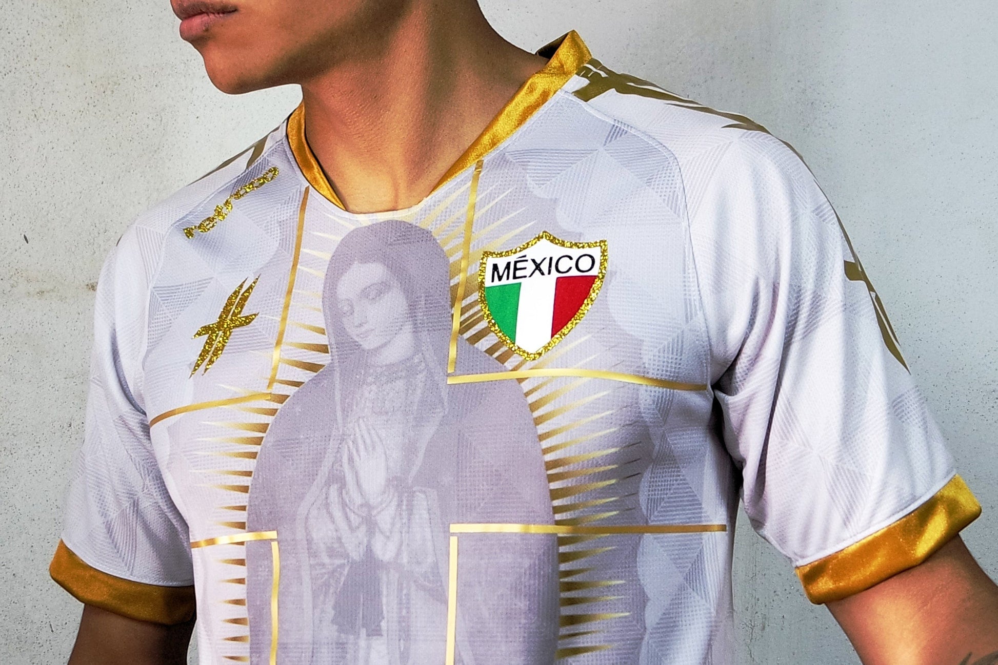 Retroooclothes Jersey Jersey Retrooo México Virgen de Guadalupe