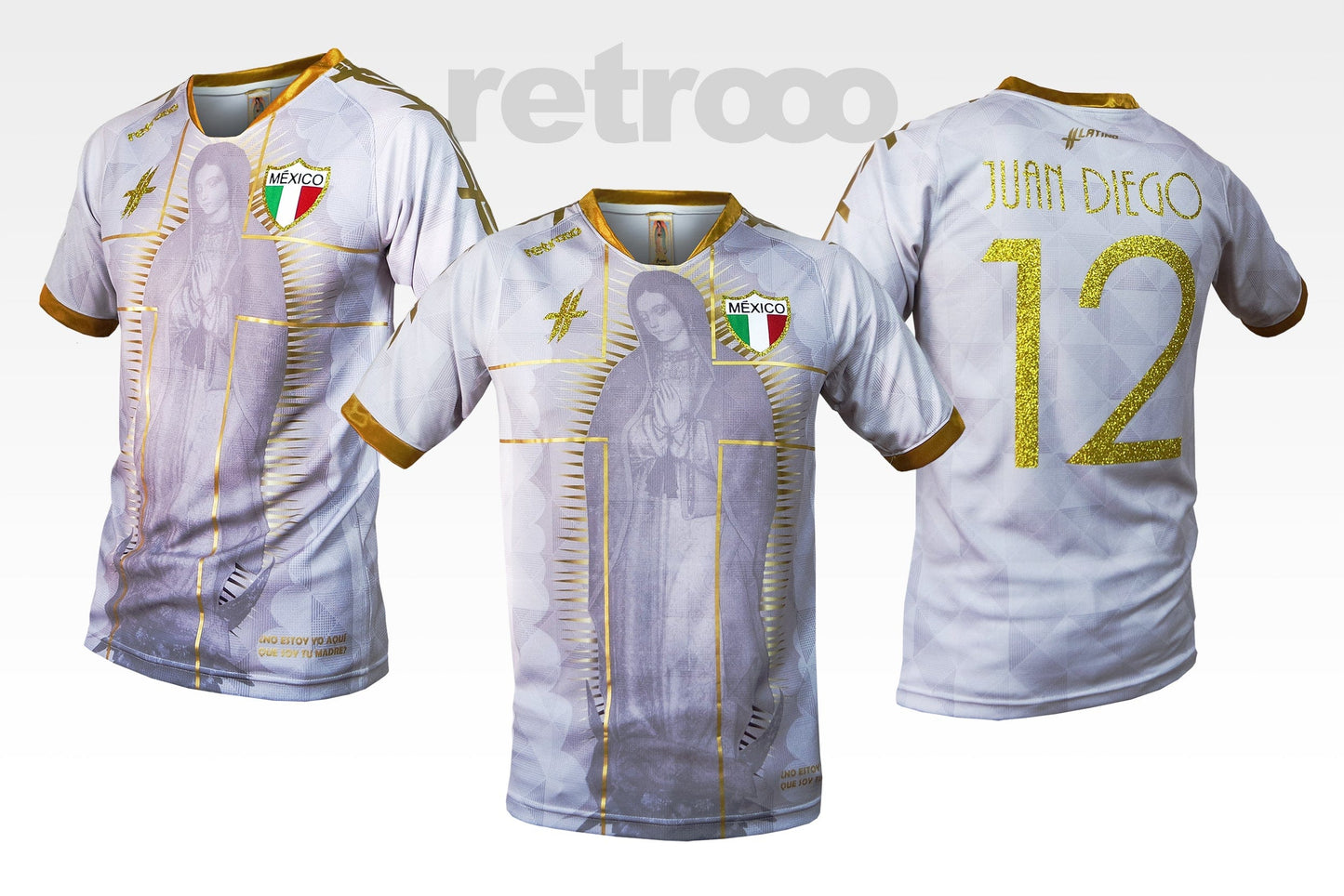 Retroooclothes Jersey Jersey Retrooo México Virgen de Guadalupe