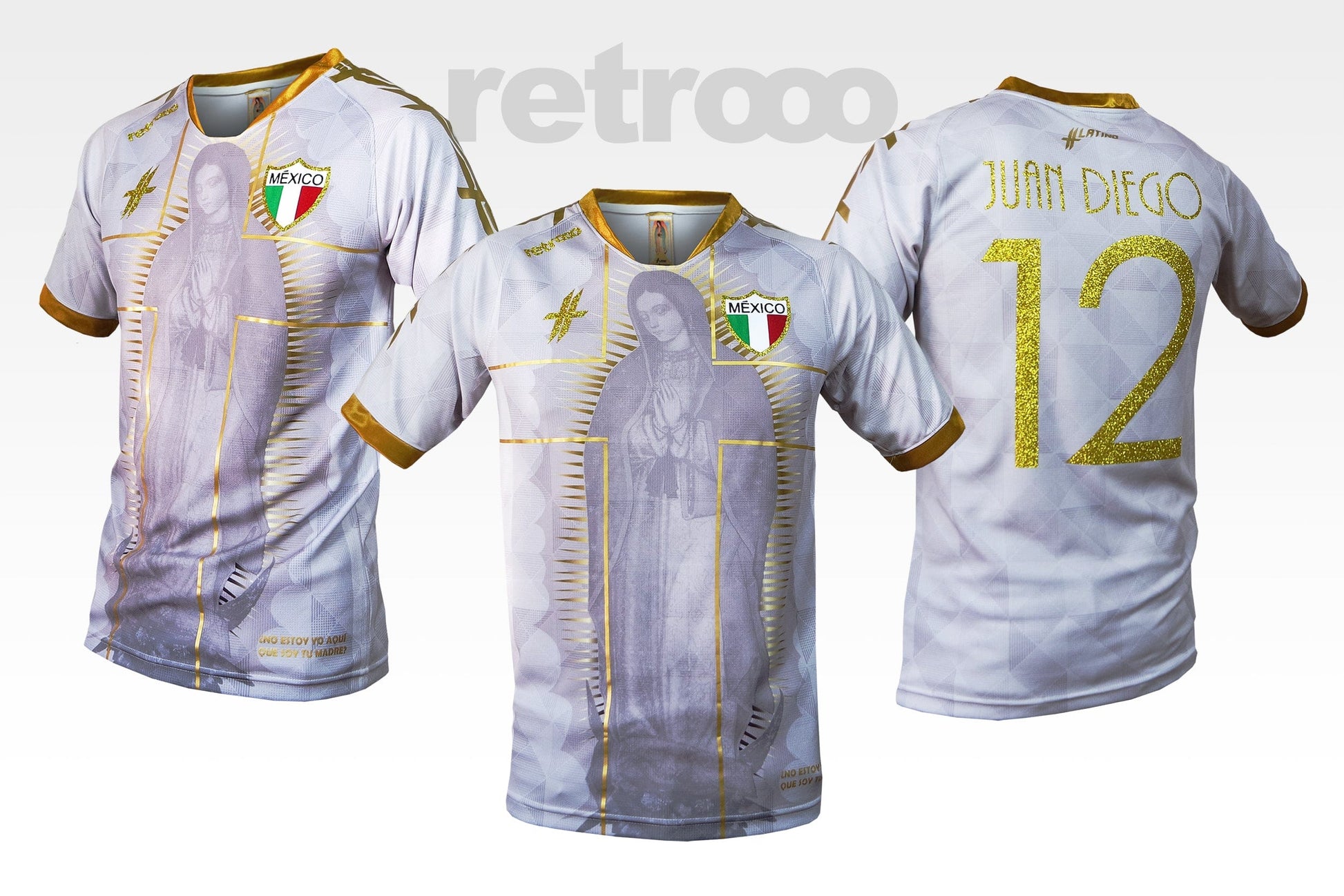 Retroooclothes Jersey Jersey Retrooo México Virgen de Guadalupe