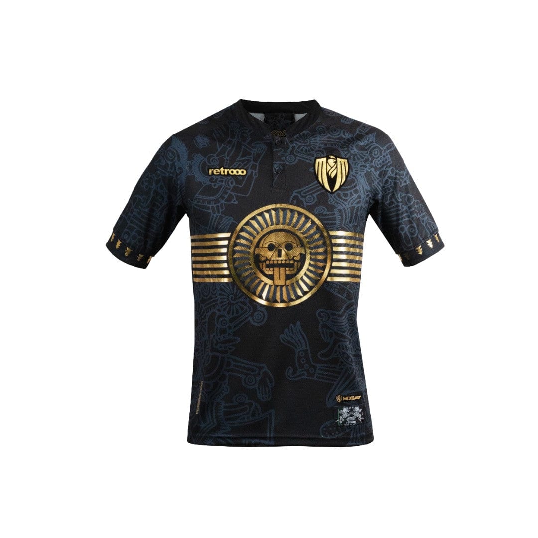 Retroooclothes Jersey Mictlantecuhtli / CH/SMALL Jersey Retrooo México Ft. Mexclart Mictlán con Mangas