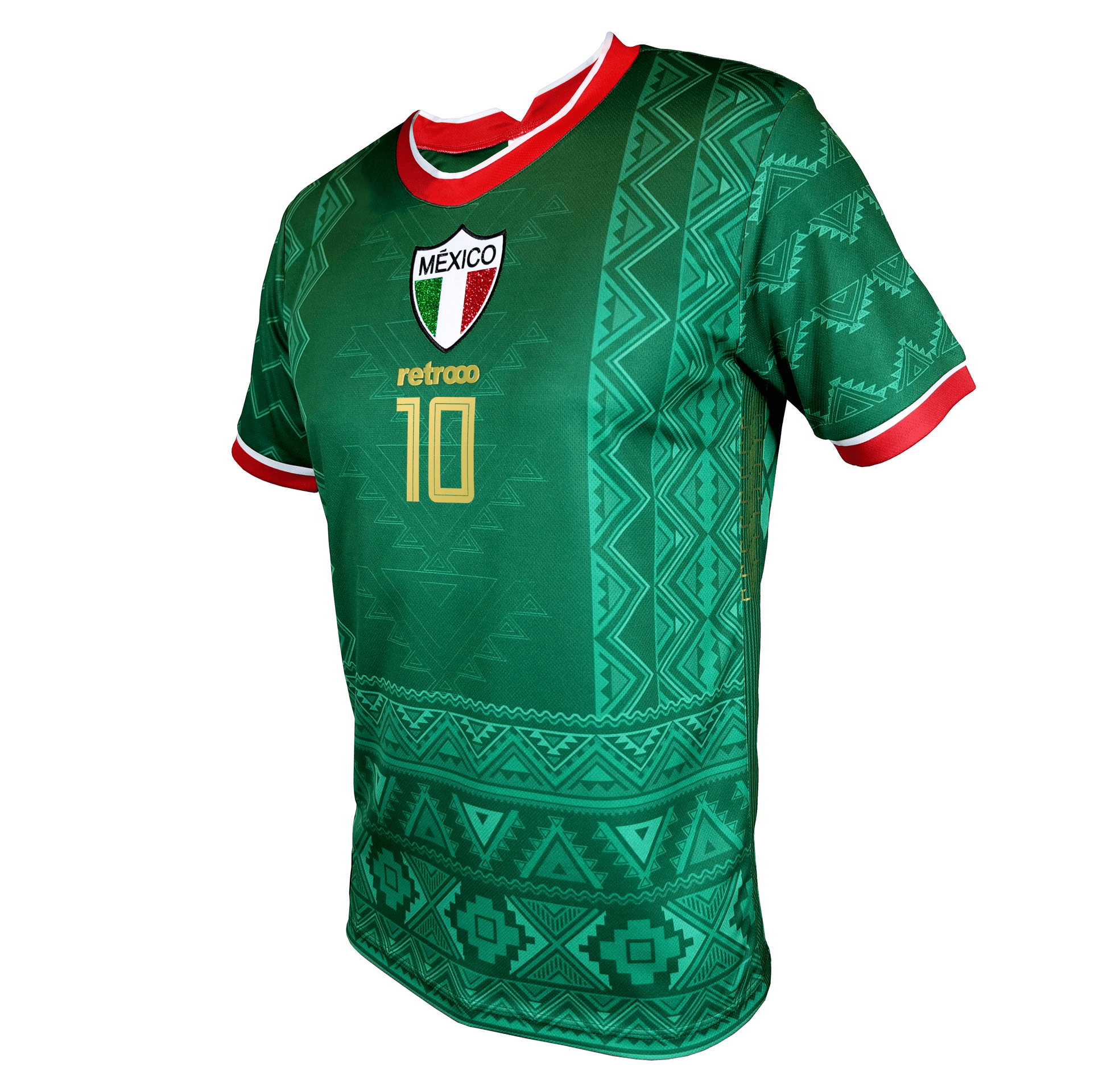 Retroooclothes Jersey Retrooo México Azteca Tricolor
