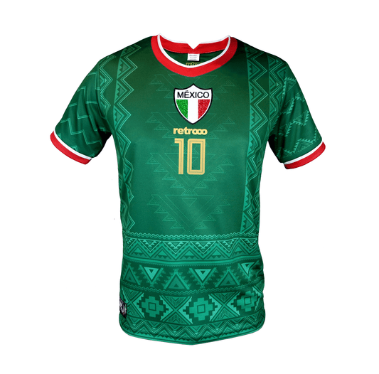 Retroooclothes Jersey Retrooo México Azteca Tricolor