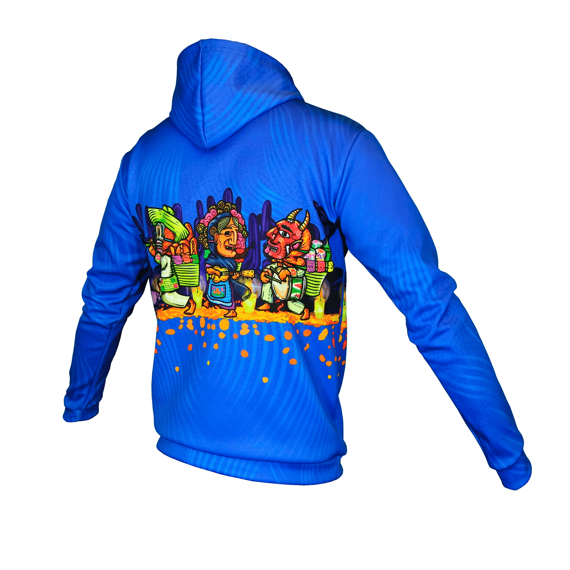Retroooclothes Sudadera Sudadera Día de Muertos - Edición Michoacán y Oaxaca | Tradición que Abraza