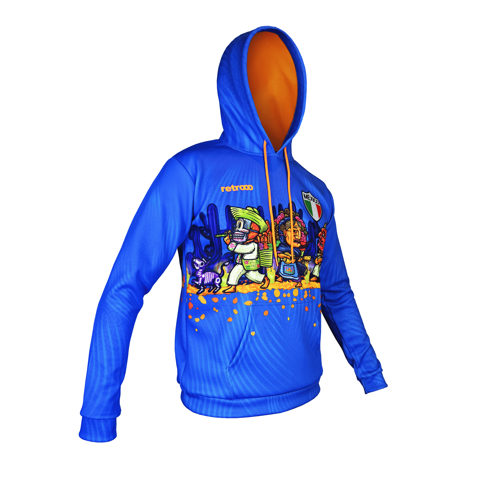 Retroooclothes Sudadera Sudadera Día de Muertos - Edición Michoacán y Oaxaca | Tradición que Abraza