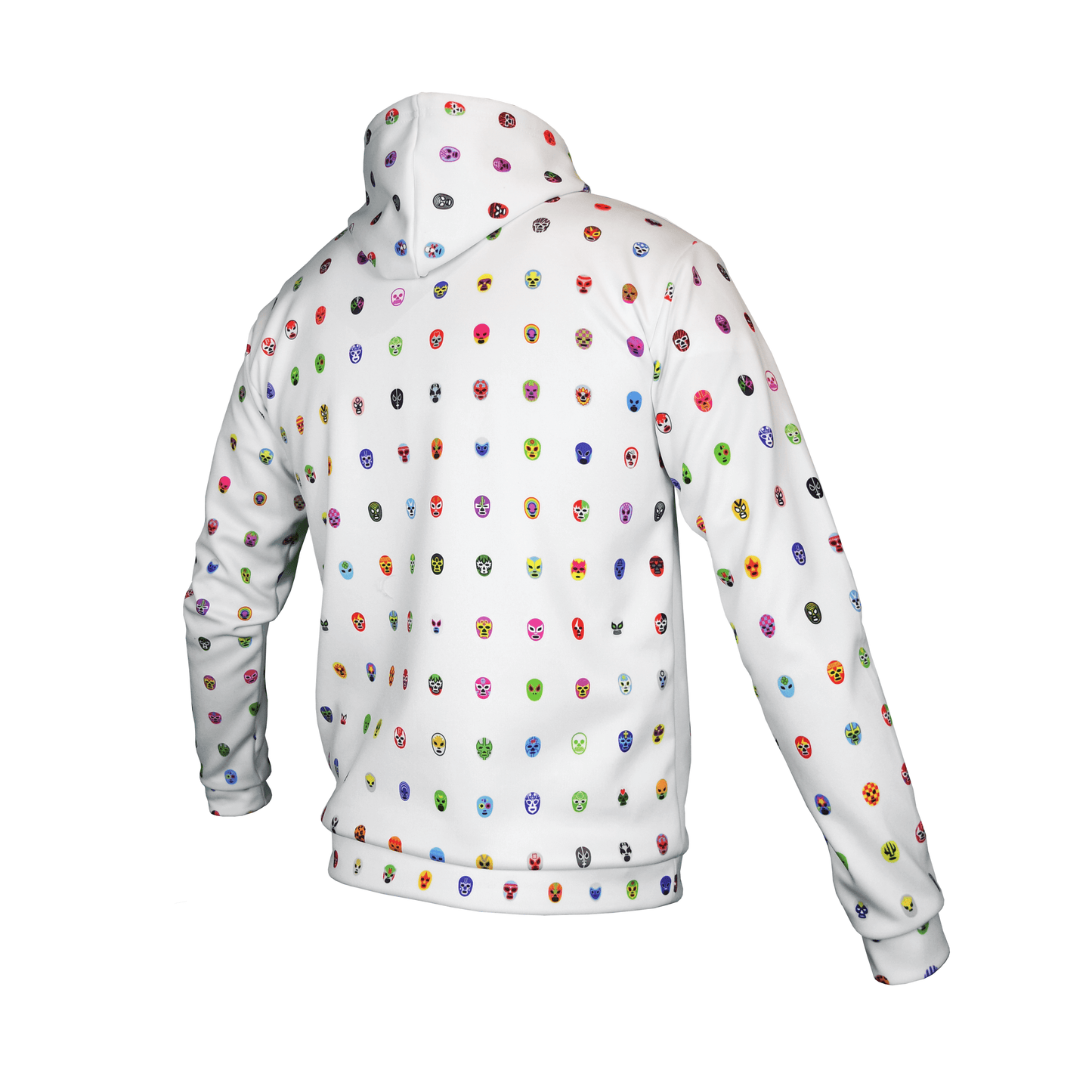 Retroooclothes Sudadera Sudadera Retrooo México Mascaritas Blanca