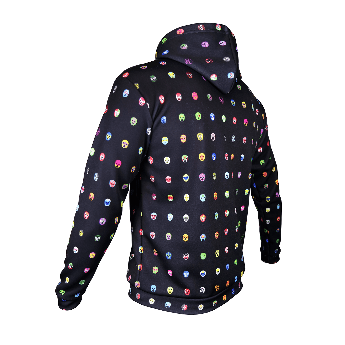 Retroooclothes Sudadera Sudadera Retrooo México Mascaritas Negra