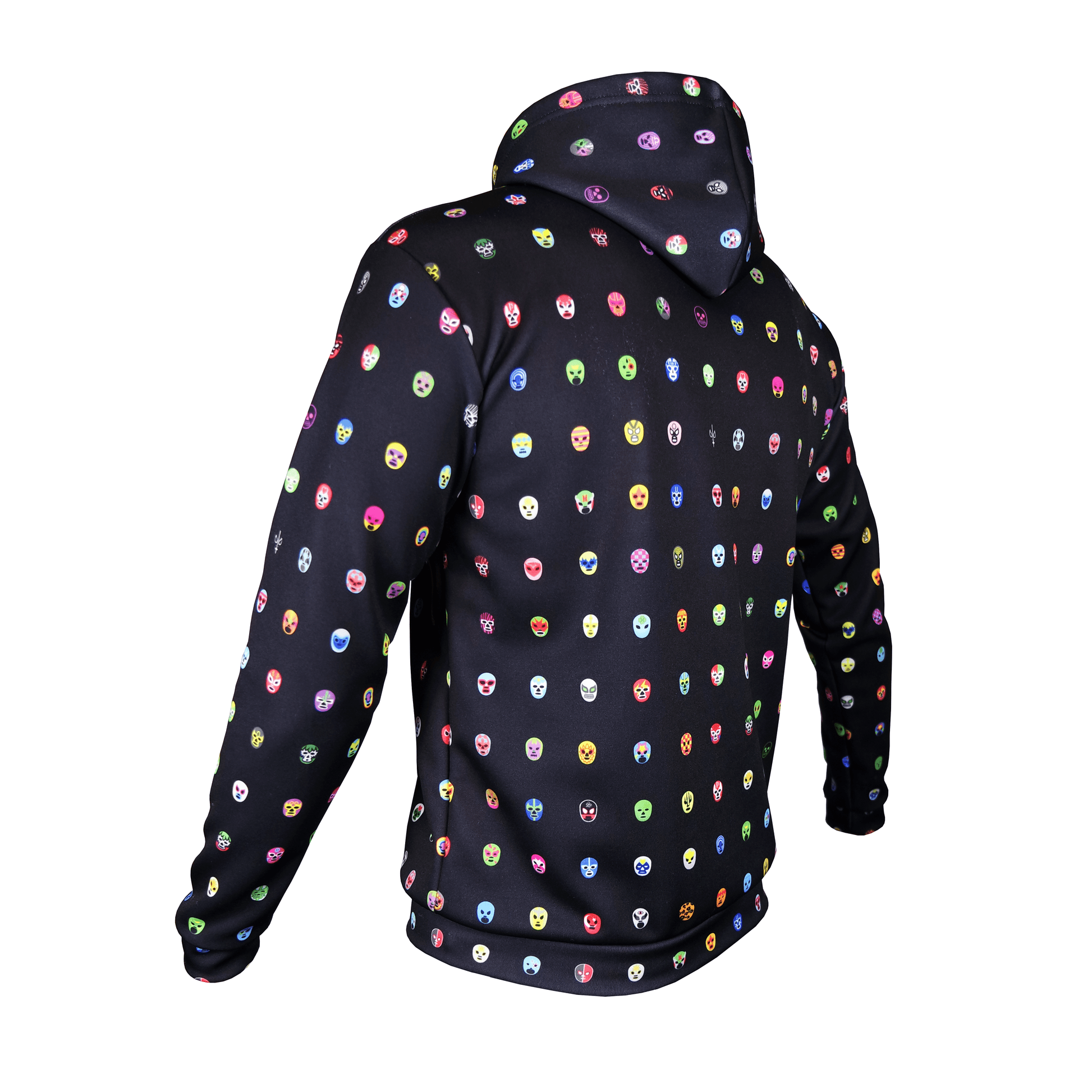 Retroooclothes Sudadera Sudadera Retrooo México Mascaritas Negra